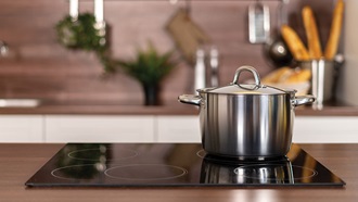 pentola su piano a induzione